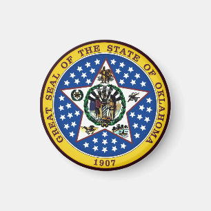 Oklahoma State Seal Magnet