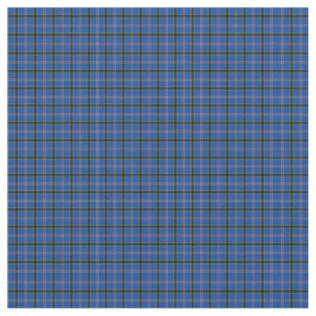 Oklahoma State Tartan Fabric (Close Up)