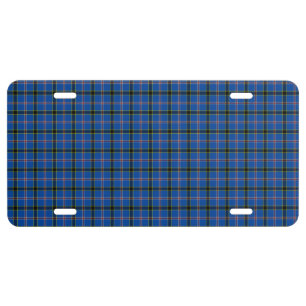 Oklahoma State Tartan License Plate
