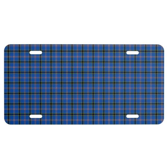 Oklahoma State Tartan License Plate (Front)