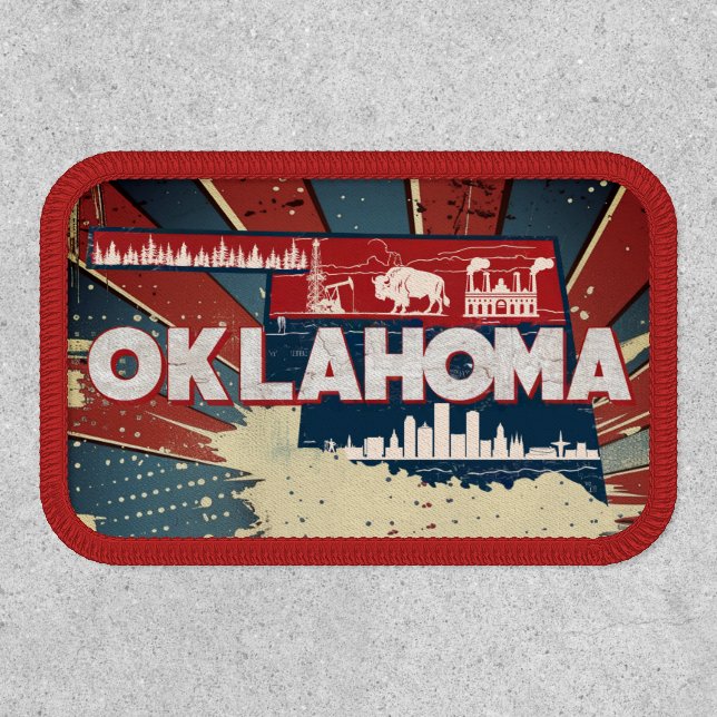 Oklahoma State Travel Patch (Front)
