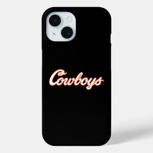 Oklahoma State University  Cowboys iPhone 15 Case