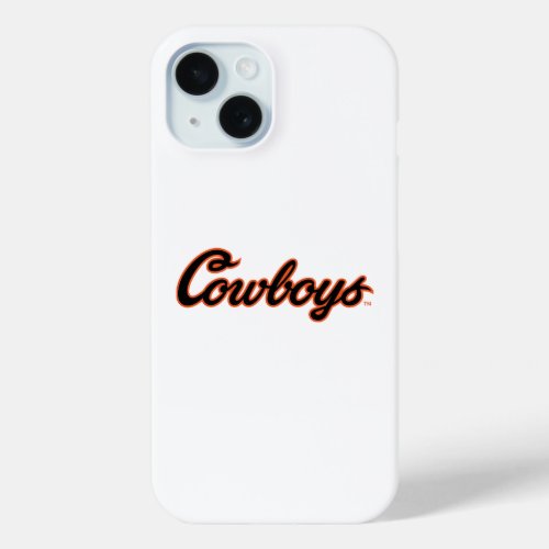 Oklahoma State University  Cowboys iPhone 15 Case