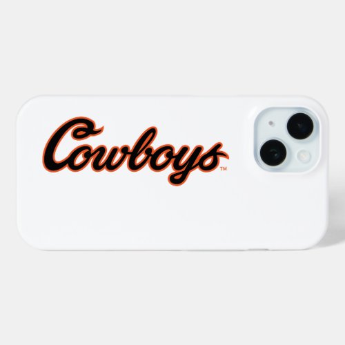 Oklahoma State University  Cowboys iPhone 15 Case