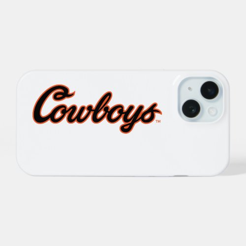 Oklahoma State University  Cowboys iPhone 15 Case