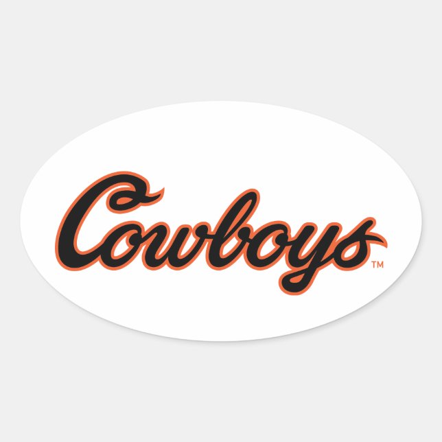 Oklahoma State University | Cowboys Oval Sticker (Front)