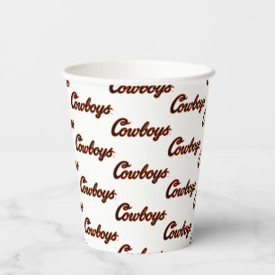 Oklahoma State University Cowboys Paper Cups