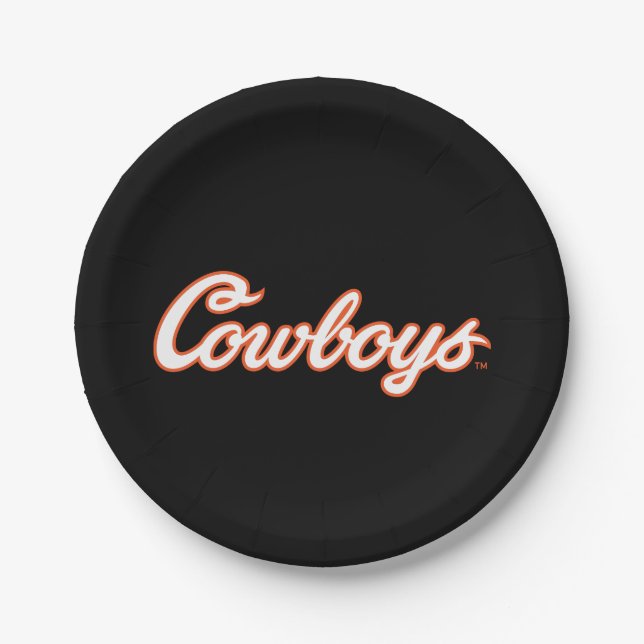 Oklahoma State University | Cowboys Paper Plates (Front)
