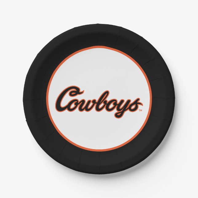 Oklahoma State University | Cowboys Paper Plates (Front)