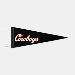 Oklahoma State University   Cowboys Pennant Flag