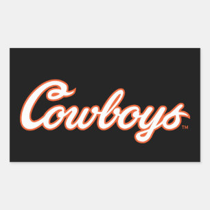 Oklahoma State University   Cowboys Rectangular Sticker