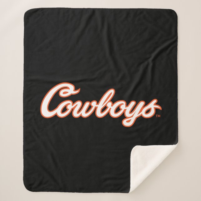 Oklahoma State University | Cowboys Sherpa Blanket (Front)