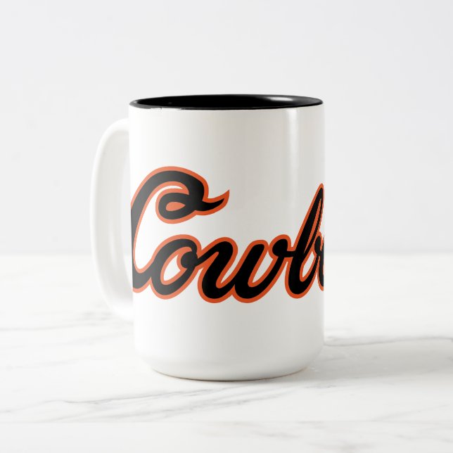 Oklahoma State University | Cowboys Two-Tone Coffee Mug (Front Left)