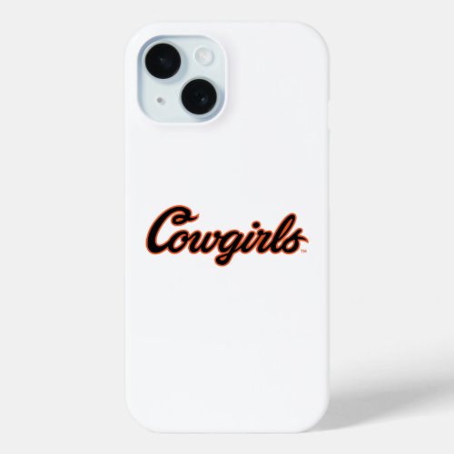 Oklahoma State University  Cowgirls iPhone 15 Case