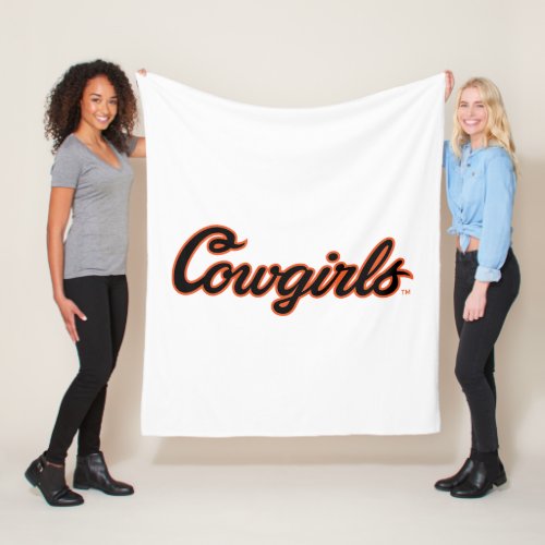 Oklahoma State University  Cowgirls Fleece Blanket