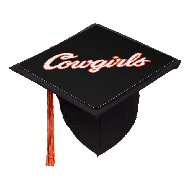 Oklahoma State University | Cowgirls Graduation Cap Topper (Angled)