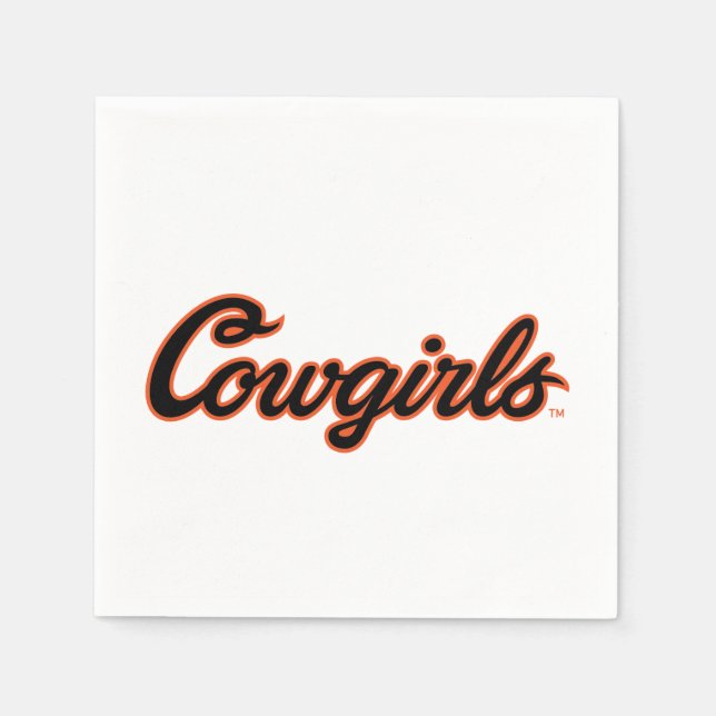 Oklahoma State University | Cowgirls Napkins (Front)