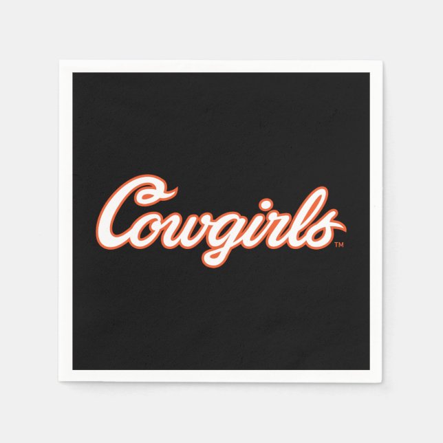 Oklahoma State University | Cowgirls Napkins (Front)