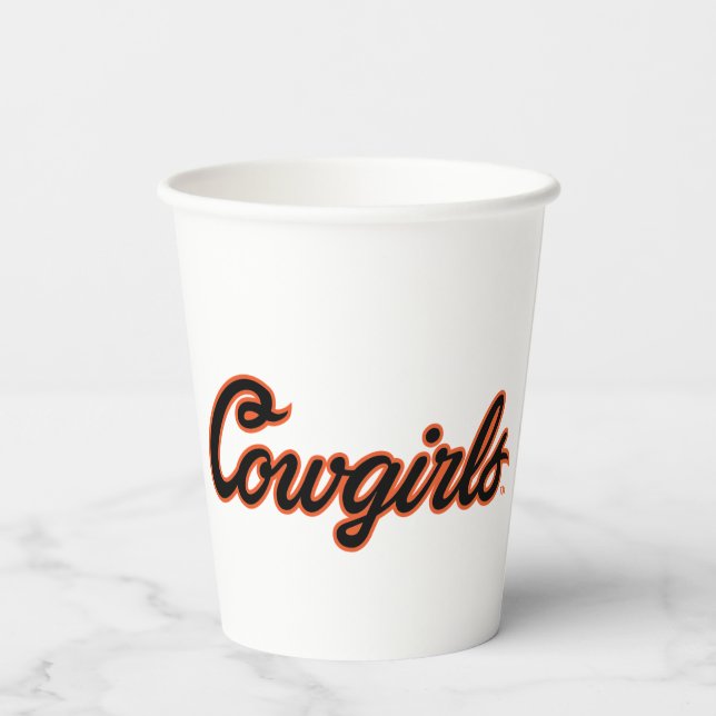 Oklahoma State University | Cowgirls Paper Cups (Back)