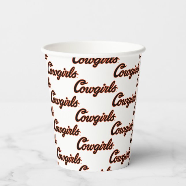 Oklahoma State University | Cowgirls Paper Cups (Back)