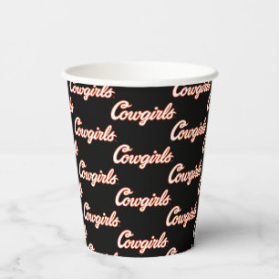 Oklahoma State University Cowgirls Paper Cups