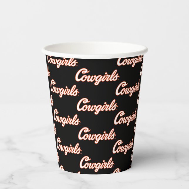 Oklahoma State University | Cowgirls Paper Cups (Back)