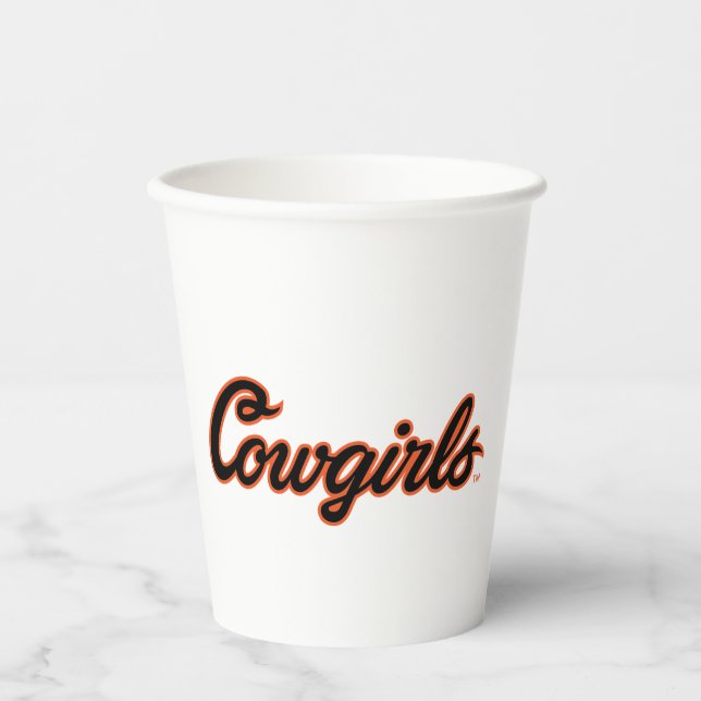 Oklahoma State University | Cowgirls Paper Cups (Front)