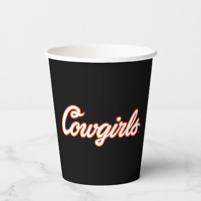 Oklahoma State University | Cowgirls Paper Cups (Back)