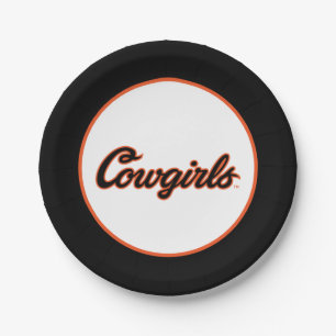 Oklahoma State University Cowgirls Paper Plates