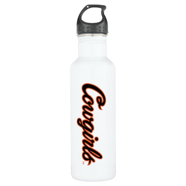 Oklahoma State University | Cowgirls Stainless Steel Water Bottle (Front)