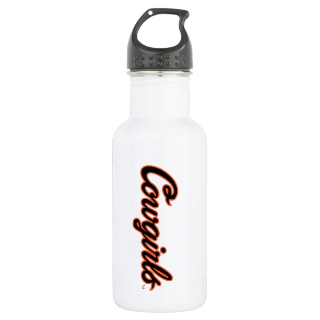 Oklahoma State University | Cowgirls Stainless Steel Water Bottle (Front)