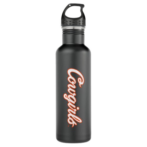 Oklahoma State University  Cowgirls Stainless Steel Water Bottle