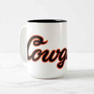 Oklahoma State University   Cowgirls Two-Tone Coffee Mug