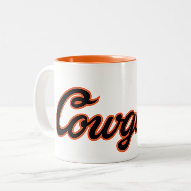 Oklahoma State University | Cowgirls Two-Tone Coffee Mug (Front Left)