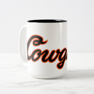 Oklahoma State University   Cowgirls Two-Tone Coffee Mug
