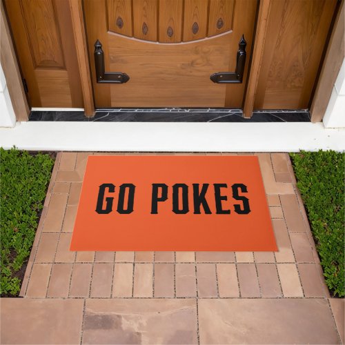 Oklahoma State University  Go Pokes 3 Doormat