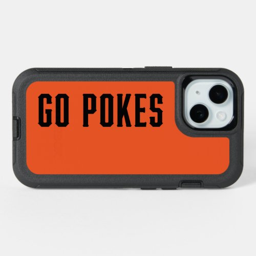 Oklahoma State University  Go Pokes 3 iPhone 15 Case