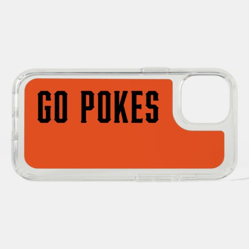 Oklahoma State University  Go Pokes 3 iPhone 15 Case