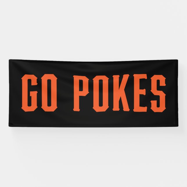 Oklahoma State University | Go Pokes Banner (Horizontal)
