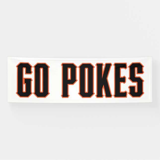 Oklahoma State University | Go Pokes Banner (Horizontal)