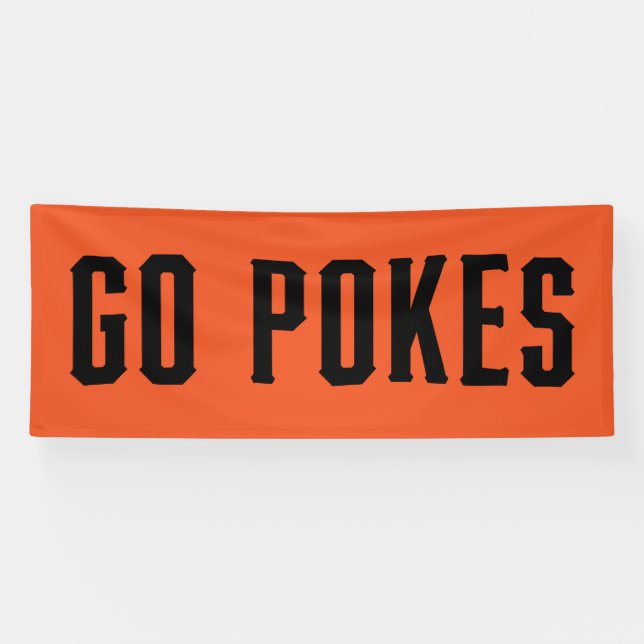 Oklahoma State University | Go Pokes Banner (Horizontal)