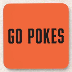 Oklahoma State University Go Pokes Beverage Coaster