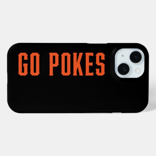 Oklahoma State University  Go Pokes iPhone 15 Case