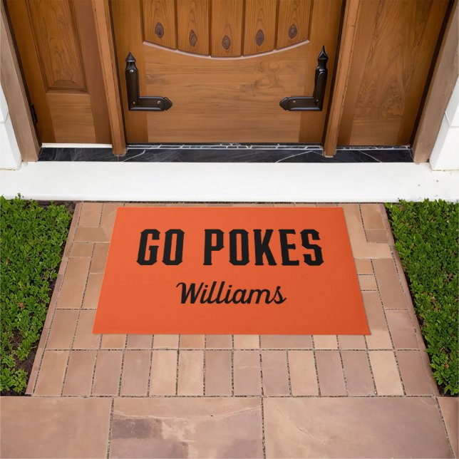 Oklahoma State University | Go Pokes Doormat (Outdoor)