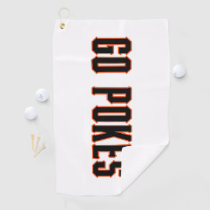 Oklahoma State University Go Pokes Golf Towel