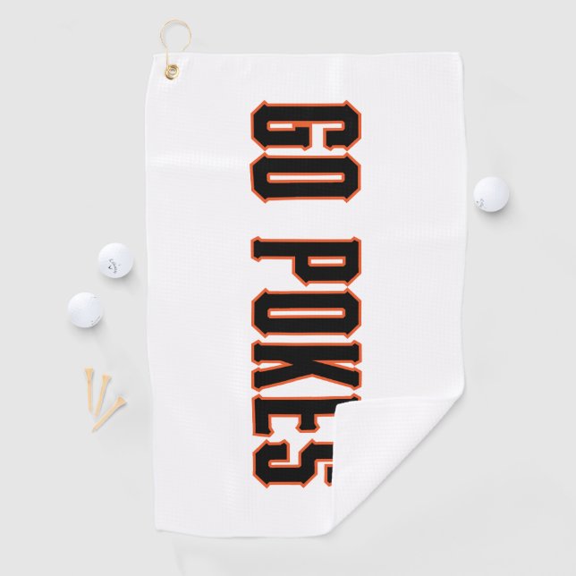Oklahoma State University | Go Pokes Golf Towel (InSitu)