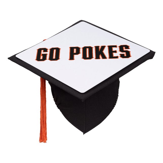 Oklahoma State University | Go Pokes Graduation Cap Topper (Angled)