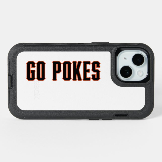 Oklahoma State University | Go Pokes iPhone 15 Case (Back Horizontal)