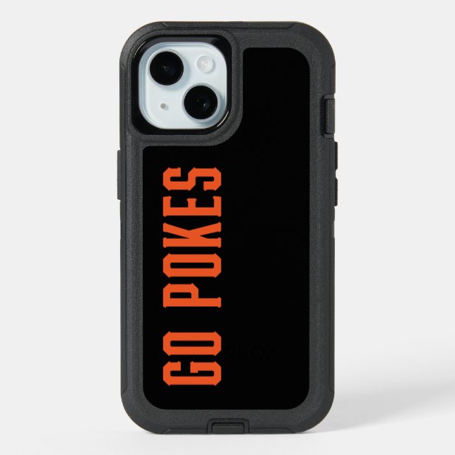 Oklahoma State University | Go Pokes iPhone 15 Case (Back)