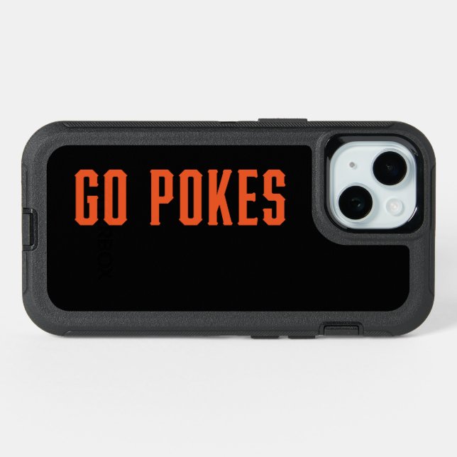 Oklahoma State University | Go Pokes iPhone 15 Case (Back Horizontal)
